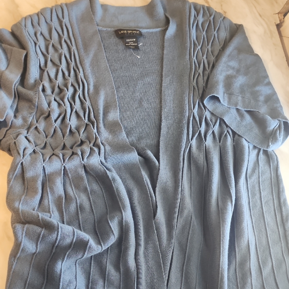 Lane Bryant Blue Women's Cardigan